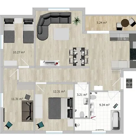 Appartement Moderne In Zentraler Lage Leura